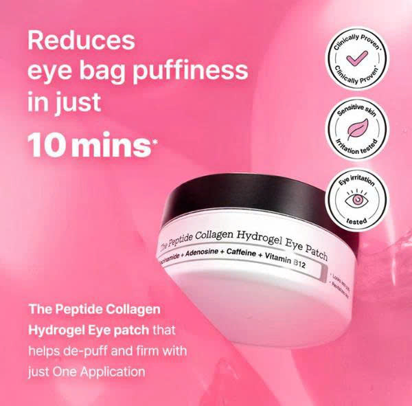 ELVYR Peptide Collagen Hydrogel Eye Patch